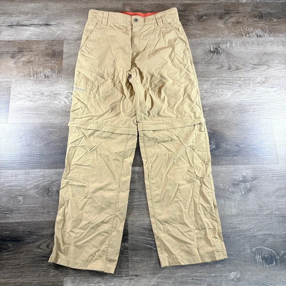 The North Face Boys/Garcons Convertible Khaki Pants XL (18/20) Hiking Outdoors